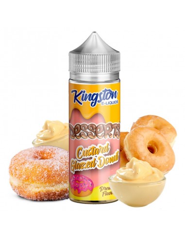 Custard Glazed Donut 100ml - Kingston...